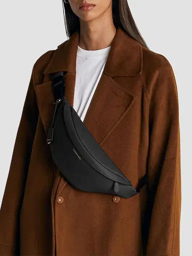 MAISON de SABRÉ Leather Sling Bag - Black Caviar | Thumbnail 3 MAISON de SABRÉ Leather Sling Bag - Black Caviar | Thumbnail 3