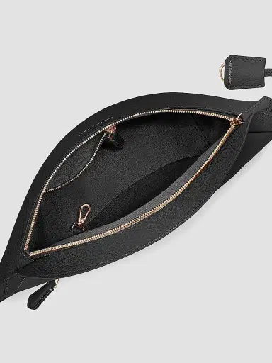 MAISON de SABRÉ Leather Sling Bag - Black Caviar | Thumbnail 6 MAISON de SABRÉ Leather Sling Bag - Black Caviar | Thumbnail 6