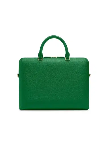 MAISON de SABRÉ Men's Leather Laptop Bag - Emerald Green | Thumbnail 6 MAISON de SABRÉ Men's Leather Laptop Bag - Emerald Green | Thumbnail 6