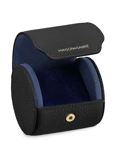 MAISON de SABRÉ Leather Watch Roll - Black Caviar | Thumbnail 2 MAISON de SABRÉ Leather Watch Roll - Black Caviar | Thumbnail 2