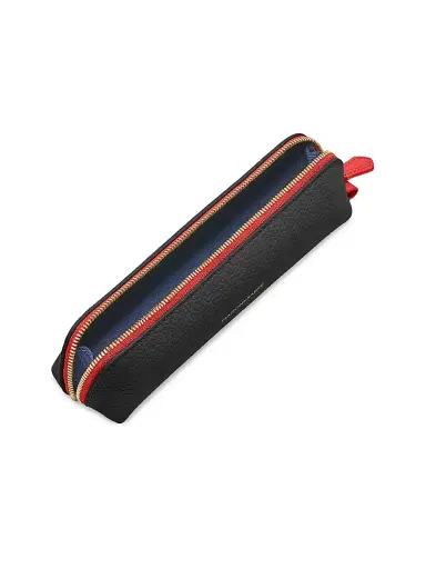 MAISON de SABRÉ Leather Pencil Case - Rouge Noir | Thumbnail 2 MAISON de SABRÉ Leather Pencil Case - Rouge Noir | Thumbnail 2
