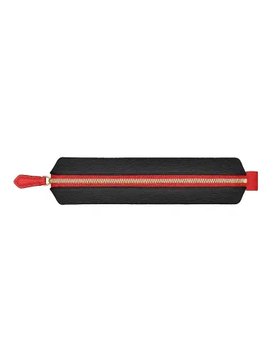 MAISON de SABRÉ Leather Pencil Case - Rouge Noir | Thumbnail 3 MAISON de SABRÉ Leather Pencil Case - Rouge Noir | Thumbnail 3