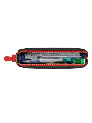 MAISON de SABRÉ Leather Pencil Case - Rouge Noir | Thumbnail 5 MAISON de SABRÉ Leather Pencil Case - Rouge Noir | Thumbnail 5