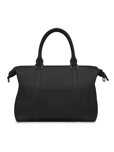 MAISON de SABRÉ Men's Large Leather Weekender Bag - Black Caviar | Thumbnail 3 MAISON de SABRÉ Men's Large Leather Weekender Bag - Black Caviar | Thumbnail 3