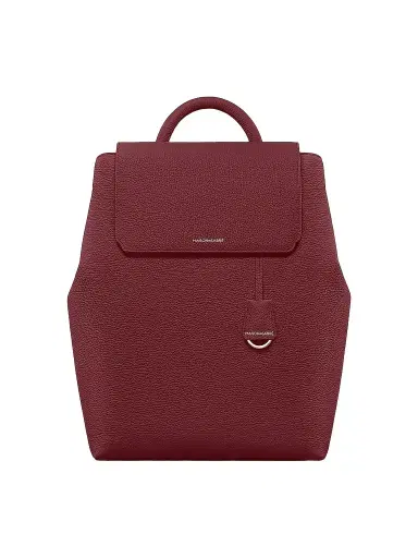 MAISON de SABRÉ Women's Medium Leather Soft Backpack - Plum Red | Thumbnail 1 MAISON de SABRÉ Women's Medium Leather Soft Backpack - Plum Red | Thumbnail 1