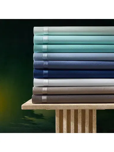 Matouk Nocturne Duvet & Sham Collection - Lagoon Full | Thumbnail 3 Matouk Nocturne Duvet & Sham Collection - Lagoon Full | Thumbnail 3