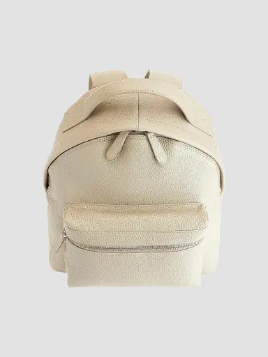 Royce New York Women's Leather Travel Backpack - Taupe | Thumbnail 3 Royce New York Women's Leather Travel Backpack - Taupe | Thumbnail 3