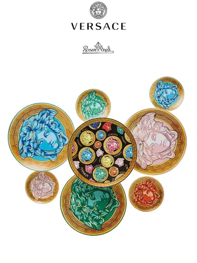 Rosenthal Meets Versace Medusa Amplified Multicolor Porcelain Service Plate | Thumbnail 2 Rosenthal Meets Versace Medusa Amplified Multicolor Porcelain Service Plate | Thumbnail 2
