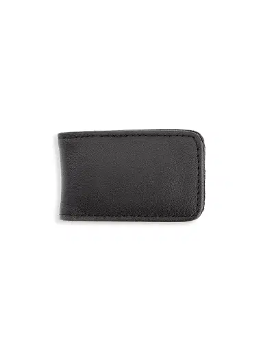 Royce New York Men's Leather Magnetic Money Clip - Black | Thumbnail 1 Royce New York Men's Leather Magnetic Money Clip - Black | Thumbnail 1