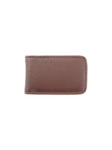 Royce New York Men's Leather Magnetic Money Clip - Brown | Thumbnail 1 Royce New York Men's Leather Magnetic Money Clip - Brown | Thumbnail 1