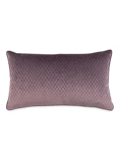 Lili Alessandra Valentina Velvet Quilted Pillow - Raisin King | Thumbnail 2 Lili Alessandra Valentina Velvet Quilted Pillow - Raisin King | Thumbnail 2