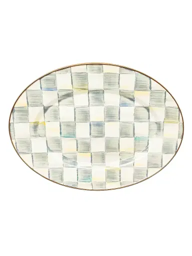 MacKenzie-Childs Checked Oval Platter | Thumbnail 2 MacKenzie-Childs Checked Oval Platter | Thumbnail 2