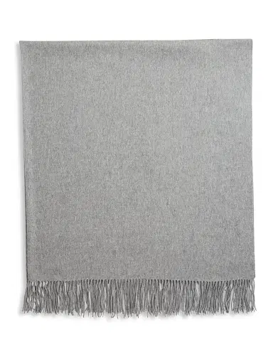 Sofia Cashmere Trentino Cashmere Throw - Grey | Thumbnail 1 Sofia Cashmere Trentino Cashmere Throw - Grey | Thumbnail 1