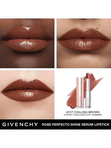 Givenchy Women's Rose Perfecto Shine Serum Lip Oil Stick | Thumbnail 2 Givenchy Women's Rose Perfecto Shine Serum Lip Oil Stick | Thumbnail 2