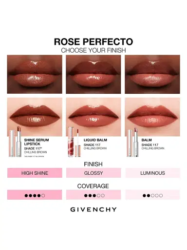 Givenchy Women's Rose Perfecto Shine Serum Lip Oil Stick | Thumbnail 5 Givenchy Women's Rose Perfecto Shine Serum Lip Oil Stick | Thumbnail 5