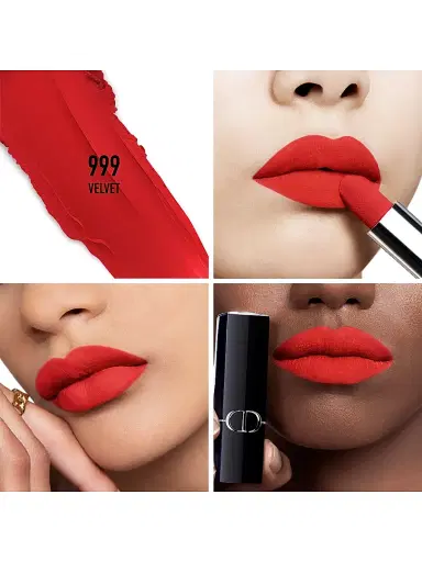 Dior Women's Rouge Lipstick Refill - 999 Velvet | Thumbnail 1 Dior Women's Rouge Lipstick Refill - 999 Velvet | Thumbnail 1