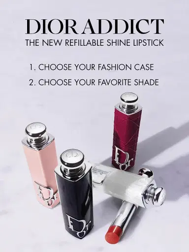 Dior Women's Addict Refillable Shine Lipstick - 418 Beige Oblique | Thumbnail 8 Dior Women's Addict Refillable Shine Lipstick - 418 Beige Oblique | Thumbnail 8