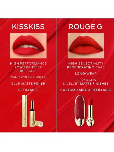 Guerlain KissKiss Blur Matte Long-Wearing Lipstick | Thumbnail 8 Guerlain KissKiss Blur Matte Long-Wearing Lipstick | Thumbnail 8