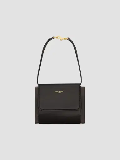 Saint Laurent Men's Foulard Folding Pouch in Silk, Satin and Leather | Thumbnail 2 Saint Laurent Men's Foulard Folding Pouch in Silk, Satin and Leather | Thumbnail 2