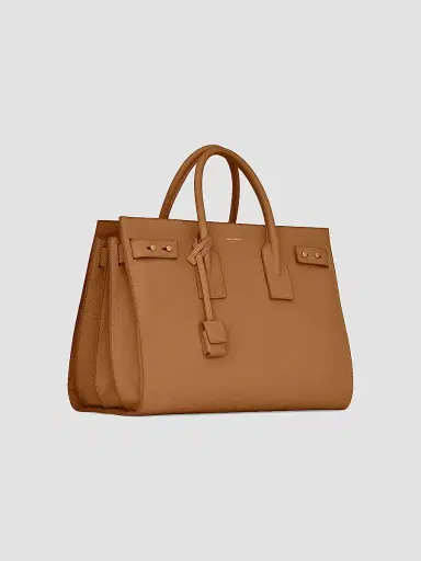 Saint Laurent Women's Sac De Jour Supple Medium In Grained Leather - Cinnamon | Thumbnail 5 Saint Laurent Women's Sac De Jour Supple Medium In Grained Leather - Cinnamon | Thumbnail 5