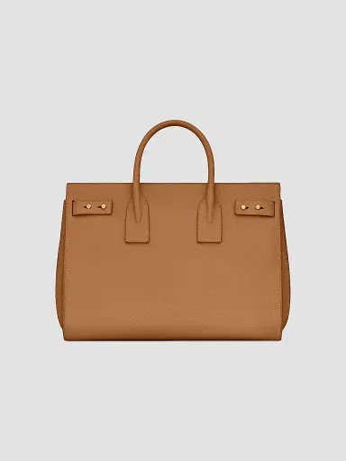 Saint Laurent Women's Sac De Jour Supple Medium In Grained Leather - Cinnamon | Thumbnail 6 Saint Laurent Women's Sac De Jour Supple Medium In Grained Leather - Cinnamon | Thumbnail 6