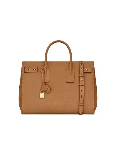 Saint Laurent Women's Sac De Jour Supple Medium In Grained Leather - Cinnamon | Thumbnail 1 Saint Laurent Women's Sac De Jour Supple Medium In Grained Leather - Cinnamon | Thumbnail 1
