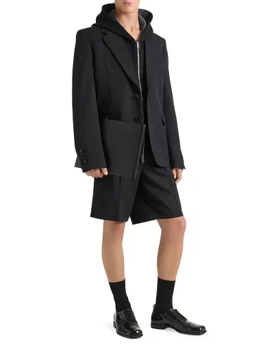 Givenchy Men's Antigona Stamped Pouch in Leather - Black | Thumbnail 4 Givenchy Men's Antigona Stamped Pouch in Leather - Black | Thumbnail 4