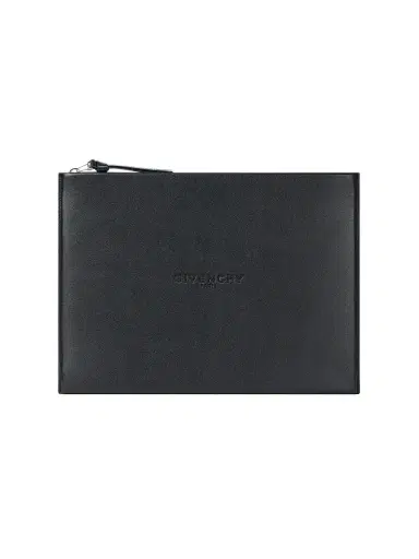 Givenchy Men's Antigona Stamped Pouch in Leather - Black | Thumbnail 1 Givenchy Men's Antigona Stamped Pouch in Leather - Black | Thumbnail 1