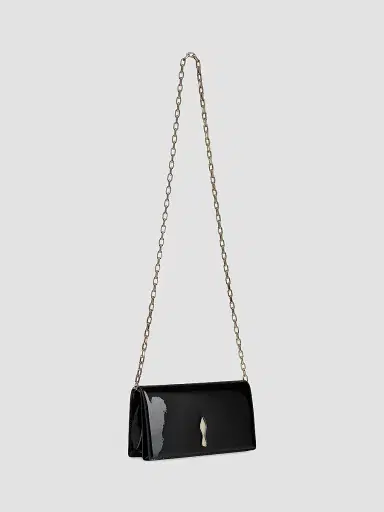 Christian Louboutin Women's Bettina Patent Leather Clutch - Black | Thumbnail 3 Christian Louboutin Women's Bettina Patent Leather Clutch - Black | Thumbnail 3