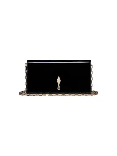 Christian Louboutin Women's Bettina Patent Leather Clutch - Black | Thumbnail 1 Christian Louboutin Women's Bettina Patent Leather Clutch - Black | Thumbnail 1