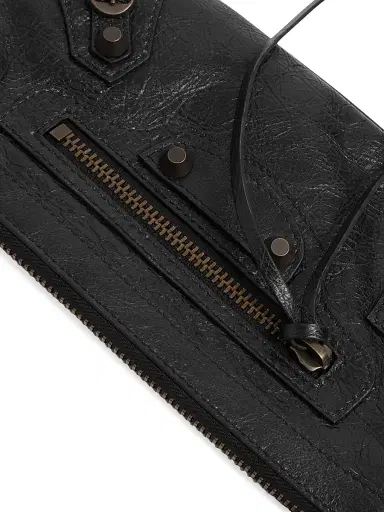 Balenciaga Women's Le City Pouch on Strap - Black | Thumbnail 8 Balenciaga Women's Le City Pouch on Strap - Black | Thumbnail 8