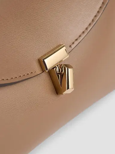 TOTEME Women's Mini T-Lock Leather Clutch | Thumbnail 3 TOTEME Women's Mini T-Lock Leather Clutch | Thumbnail 3