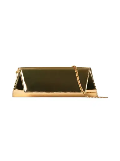 Akris Women's Small Anouk Metallic Leather Clutch | Thumbnail 1 Akris Women's Small Anouk Metallic Leather Clutch | Thumbnail 1