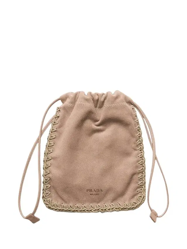 Women's Suede Drawstring Case - Pink Women's Suede Drawstring Case - Pink