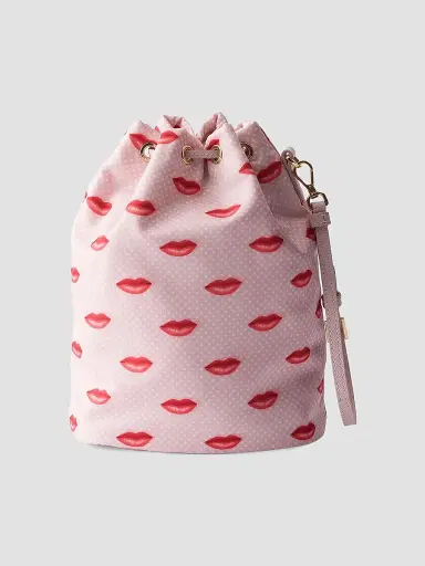 Prada Women's Printed Re-Nylon Pouch - Pink | Thumbnail 3 Prada Women's Printed Re-Nylon Pouch - Pink | Thumbnail 3