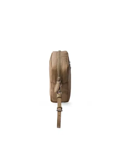 Prada Women's Re-Nylon Pouch - Light Brown | Thumbnail 3 Prada Women's Re-Nylon Pouch - Light Brown | Thumbnail 3