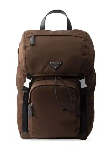 Prada Men's Re-Nylon and Saffiano Leather Backpack | Thumbnail 1 Prada Men's Re-Nylon and Saffiano Leather Backpack | Thumbnail 1