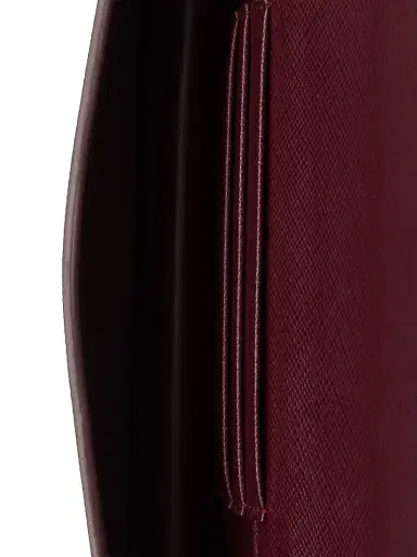 Prada Women's Saffiano Leather Mini Pouch - Dark Red | Thumbnail 4 Prada Women's Saffiano Leather Mini Pouch - Dark Red | Thumbnail 4