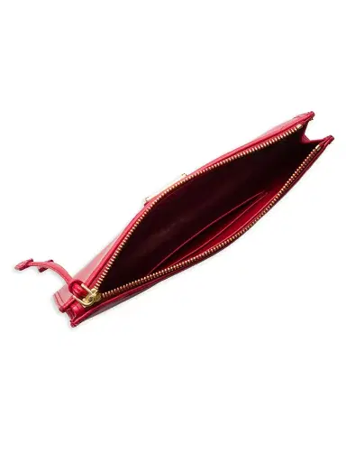 Prada Women's Leather Pouch - Red | Thumbnail 3 Prada Women's Leather Pouch - Red | Thumbnail 3