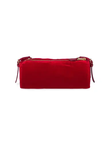 Miu Miu Women's Velvet Pouch - Red | Thumbnail 3 Miu Miu Women's Velvet Pouch - Red | Thumbnail 3