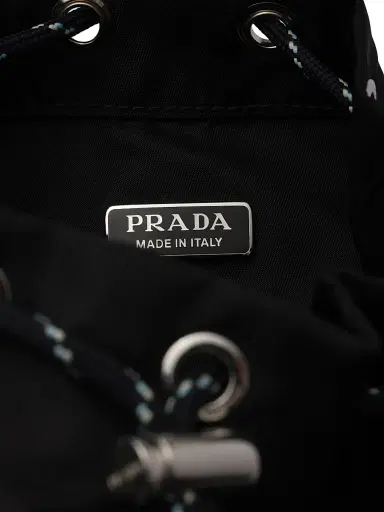 Prada Men's Speedrock Re-Nylon and Leather Pouch | Thumbnail 5 Prada Men's Speedrock Re-Nylon and Leather Pouch | Thumbnail 5