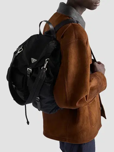 Prada Men's Re-Nylon Backpack | Thumbnail 2 Prada Men's Re-Nylon Backpack | Thumbnail 2