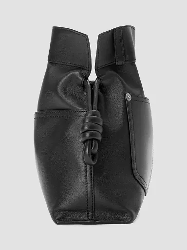 LOEWE Women's Medium Panta Flamenco Leather Clutch - Black | Thumbnail 3 LOEWE Women's Medium Panta Flamenco Leather Clutch - Black | Thumbnail 3