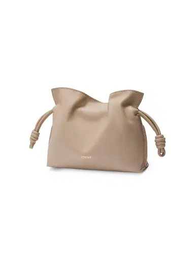 LOEWE Women's Flamenco Mini Leather Clutch - Sand | Thumbnail 3 LOEWE Women's Flamenco Mini Leather Clutch - Sand | Thumbnail 3