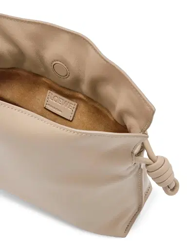 LOEWE Women's Flamenco Mini Leather Clutch - Sand | Thumbnail 6 LOEWE Women's Flamenco Mini Leather Clutch - Sand | Thumbnail 6