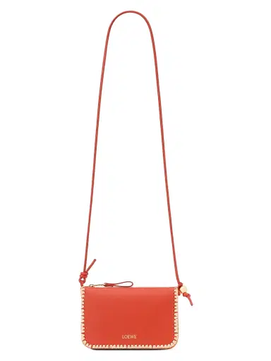 Loewe Women's x Paula's Ibiza Rio Whipstitch Leather-Raffia Pouch | Thumbnail 7 Loewe Women's x Paula's Ibiza Rio Whipstitch Leather-Raffia Pouch | Thumbnail 7