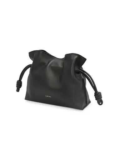 LOEWE Women's Flamenco Mini Leather Clutch - Black | Thumbnail 6 LOEWE Women's Flamenco Mini Leather Clutch - Black | Thumbnail 6