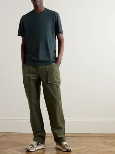James Perse Luxe Lotus Garment-Dyed Cotton-Jersey T-Shirt | Thumbnail 2 James Perse Luxe Lotus Garment-Dyed Cotton-Jersey T-Shirt | Thumbnail 2
