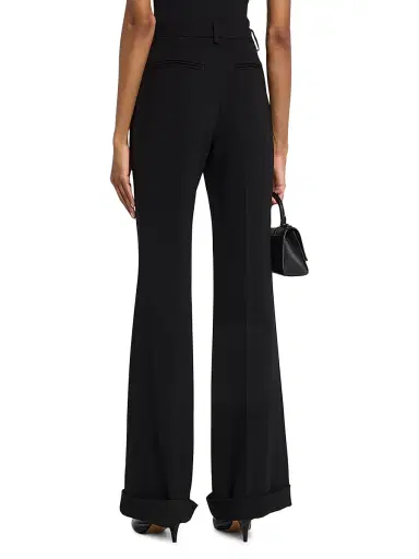 A.L.C. Women's Max Cuffed Wide-Leg Pants - Black | Thumbnail 4 A.L.C. Women's Max Cuffed Wide-Leg Pants - Black | Thumbnail 4