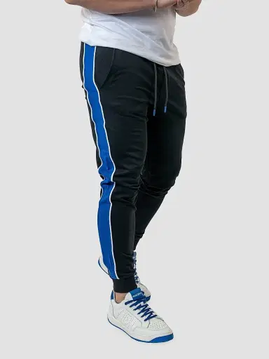 Maceoo Men's On-Track Jogger Pants - Black | Thumbnail 3 Maceoo Men's On-Track Jogger Pants - Black | Thumbnail 3